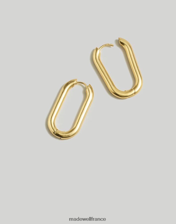 bijoux fr Madewell femmes boucles d'oreilles créoles à mousqueton or vintage DX8828847