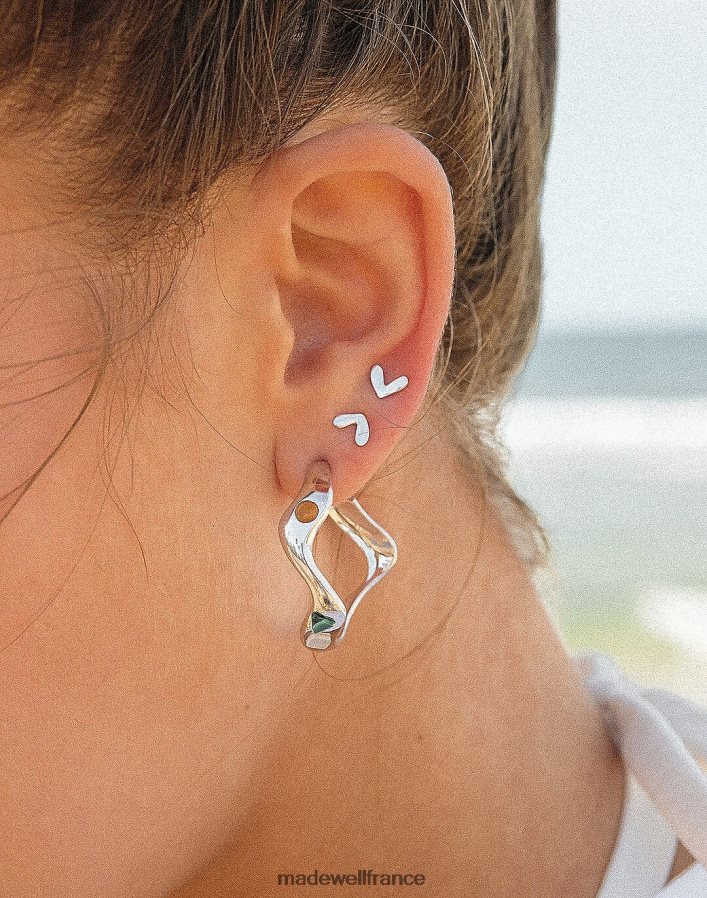 bijoux fr Madewell femmes boucles d'oreilles créoles muns x tats ivette argent DX88281951