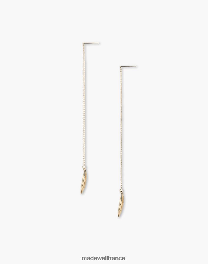 bijoux fr Madewell femmes boucles d'oreilles enfile-chaîne soko amali or DX88282252