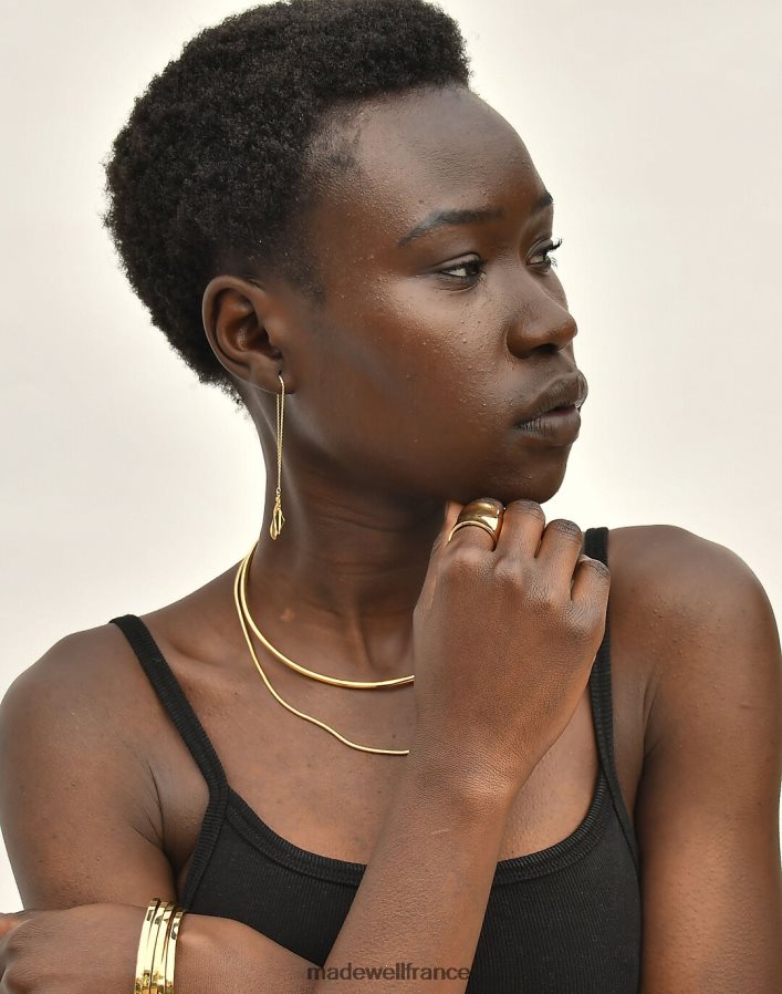 bijoux fr Madewell femmes boucles d'oreilles enfile-chaîne soko délicates bidu or DX88282250