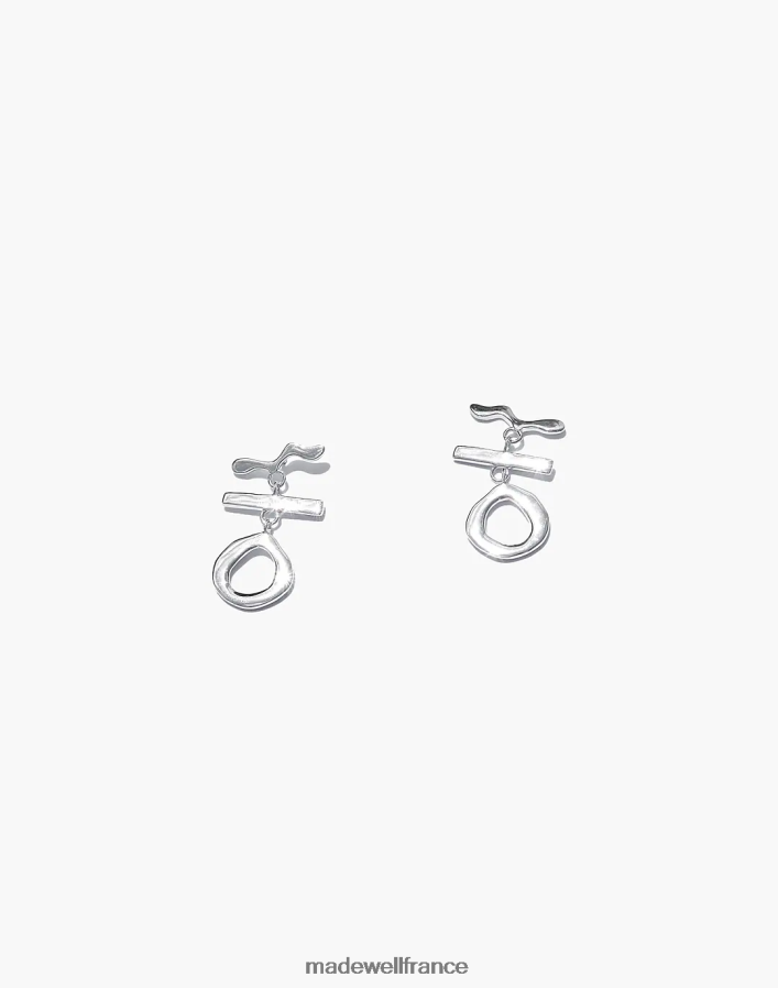 bijoux fr Madewell femmes boucles d'oreilles muns movimiento argent DX88281985