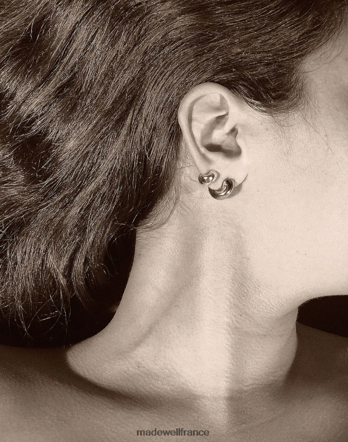 bijoux fr Madewell femmes cerceaux dahlia agmes argent DX88281171