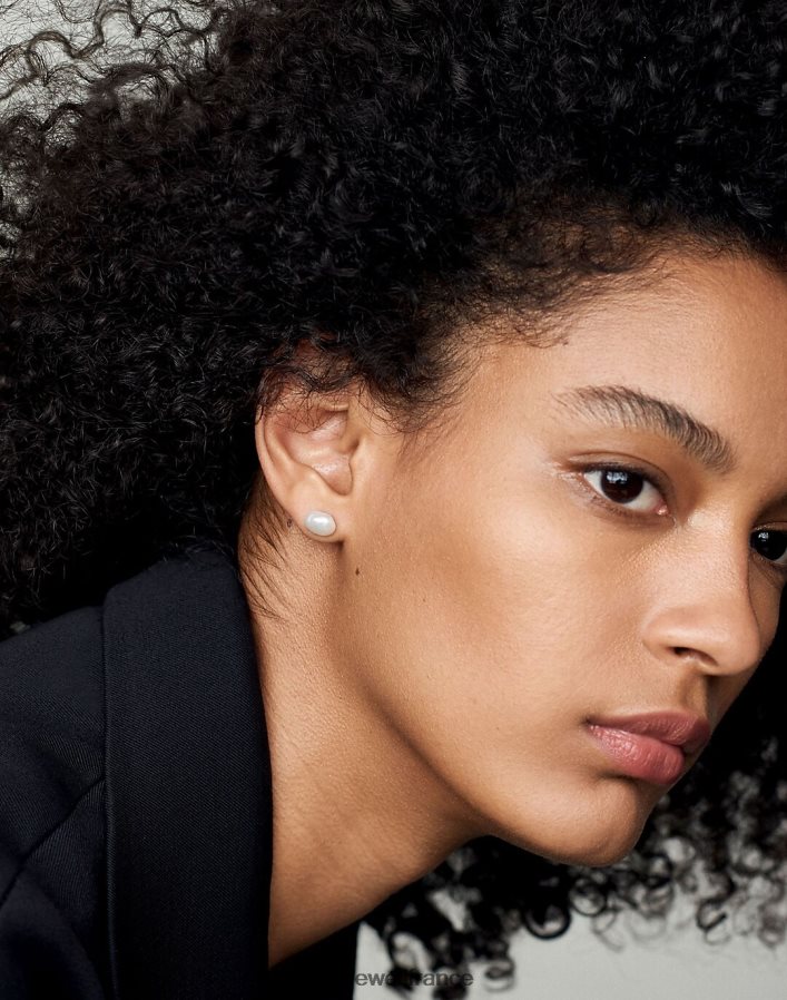 bijoux fr Madewell femmes clous d'oreilles en perles agmes argent DX88281172