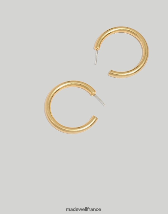 bijoux fr Madewell femmes grosses boucles d'oreilles créoles bœuf argenté clair DX8828864