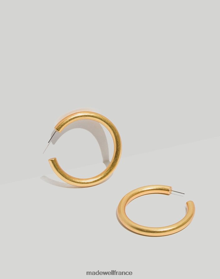 bijoux fr Madewell femmes grosses boucles d'oreilles créoles surdimensionnées or vintage DX8828916