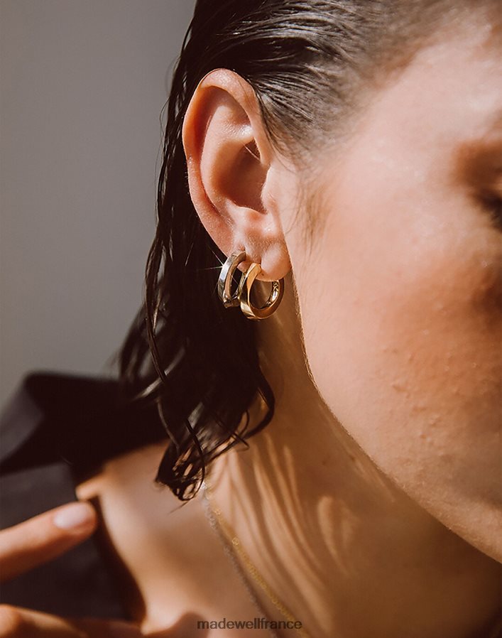 bijoux fr Madewell femmes soko imara mini boucles d'oreilles créoles or DX88282278