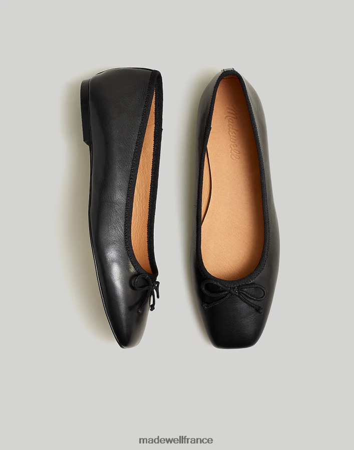 chaussure fr Madewell femmes la ballerine anelise vrai noir DX88282659