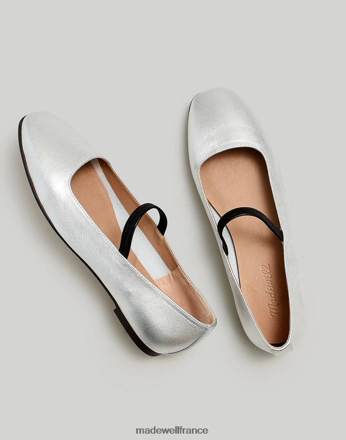 chaussure fr Madewell femmes le ballet greta argent DX88282656
