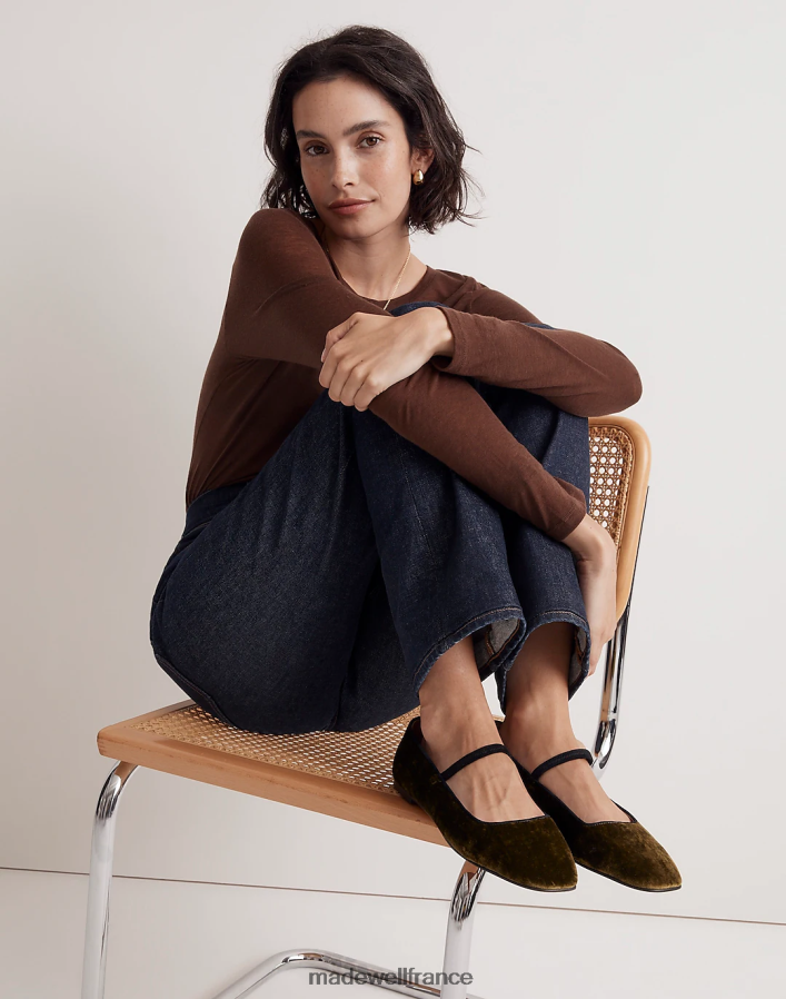 chaussure fr Madewell femmes le ballet greta olive du désert DX88282657