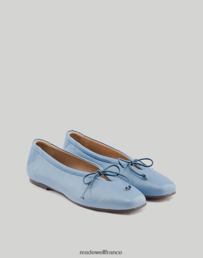 chaussure fr Madewell femmes ballerine en jean maguire prato bleu DX88281837