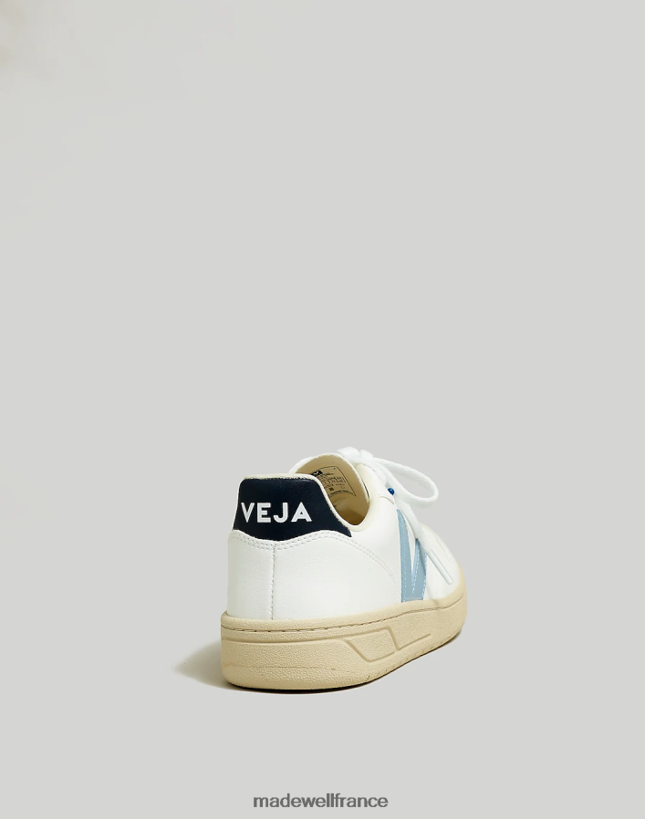 chaussure fr Madewell femmes Veja - V-10 - Baskets color block nautico en acier blanc DX88282372