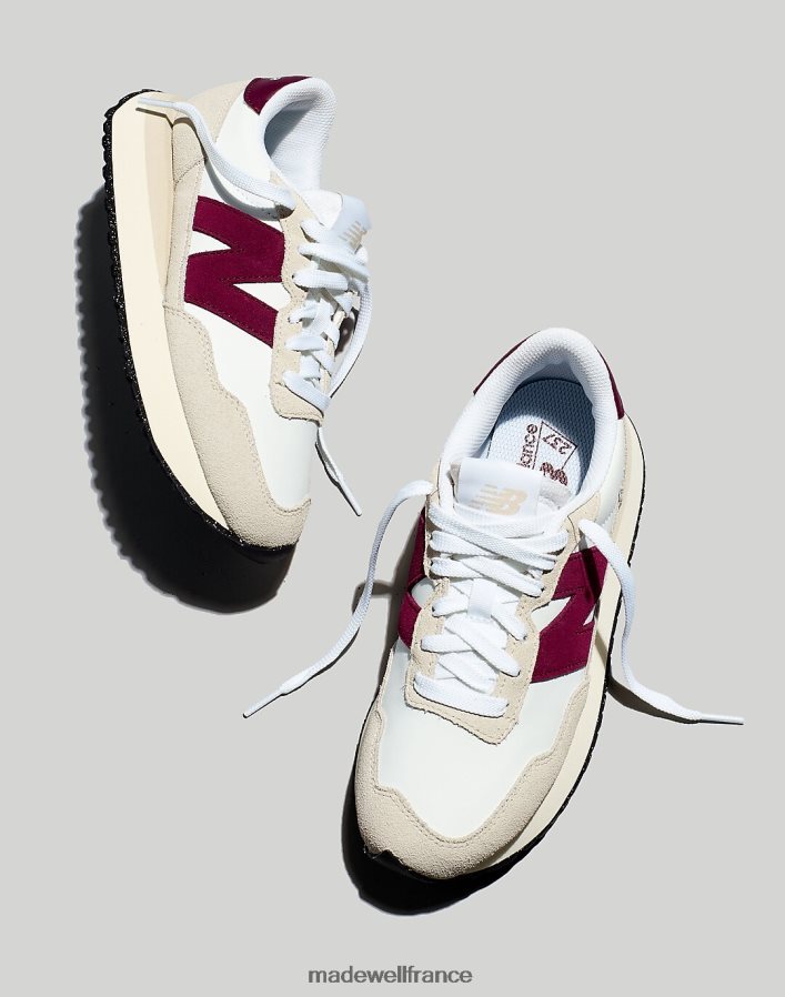 chaussure fr Madewell femmes baskets new balance 237 braise blanche et foncée DX88282016