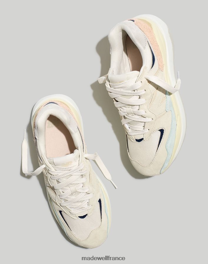 chaussure fr Madewell femmes baskets new balance unisexes en daim 57/40 sel marin/rose vintage DX88282024