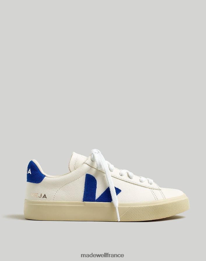 chaussure fr Madewell femmes baskets veja campo en cuir paros extra blanc DX88282385