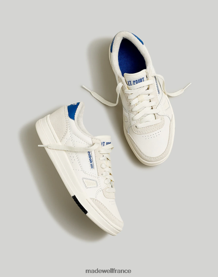 chaussure fr Madewell femmes reebok baskets lt court unisexes craie vecteur bleu noir DX88282176