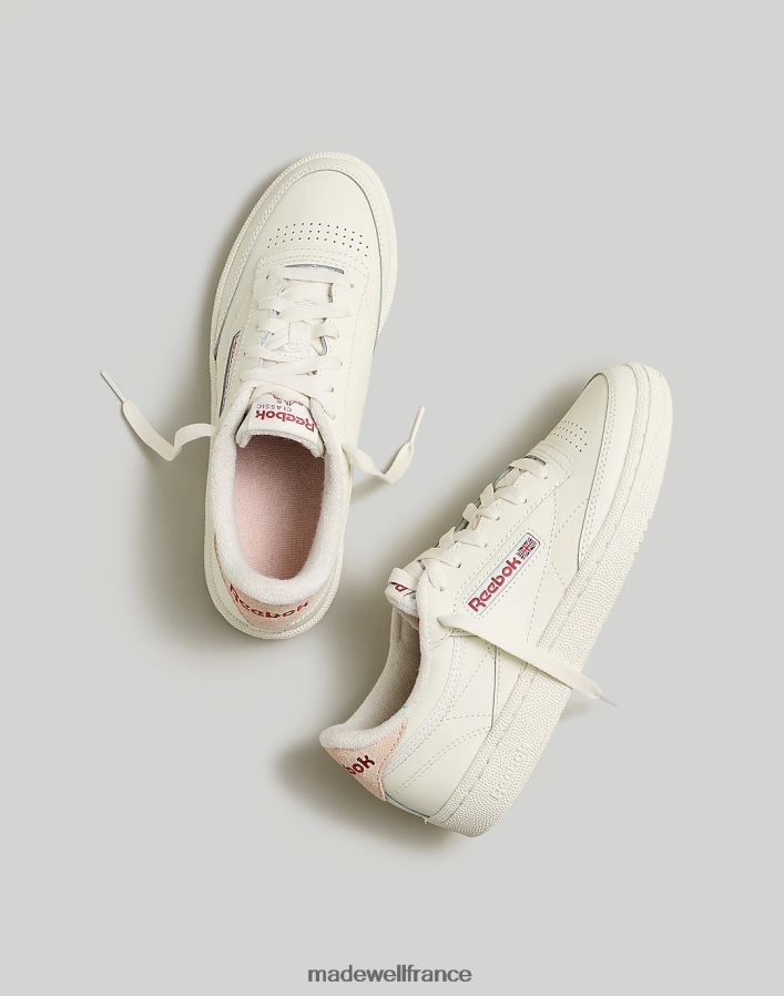 chaussure fr Madewell femmes reebok club c 85 baskets rose craie DX88282174