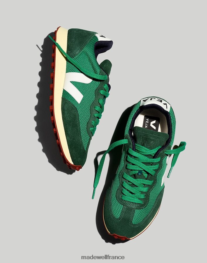 chaussure fr Madewell femmes veja baskets rio blanco blanc émeraude DX88282390