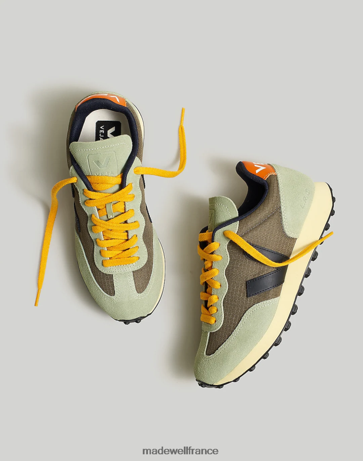 chaussure fr Madewell femmes veja baskets rio blanco kaki noir DX88282375