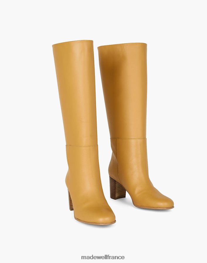chaussure fr Madewell femmes Botte haute Pam intentionnellement vierge chamois pâle DX88281654
