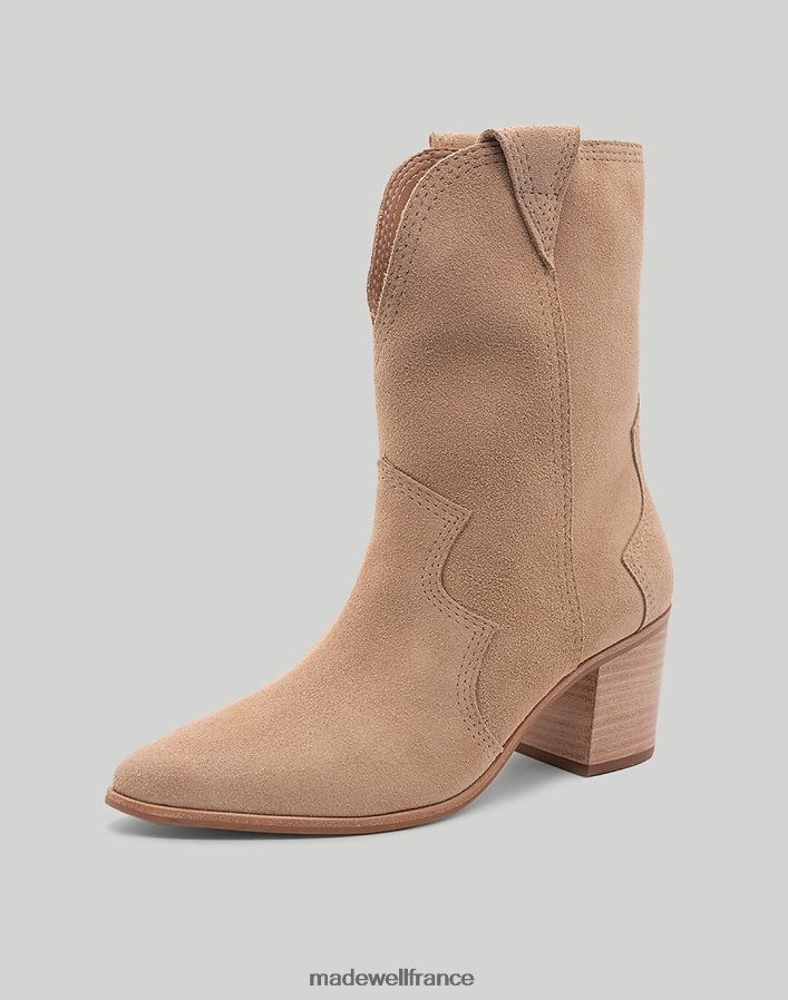 chaussure fr Madewell femmes Kaanas porto bottillon cowbow avec coutures noix de muscade DX88281701