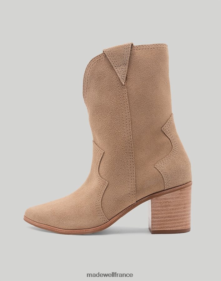 chaussure fr Madewell femmes Kaanas porto bottillon cowbow avec coutures noix de muscade DX88281701
