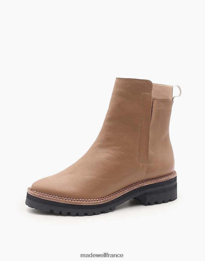 chaussure fr Madewell femmes botte de combat kaanas sofia avec élastique Miel DX88281699