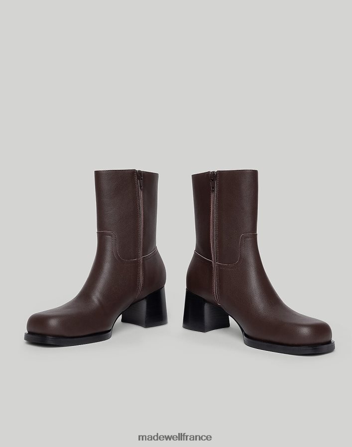 chaussure fr Madewell femmes botte à talon vico intentionnellement vierge chocolat DX88281667