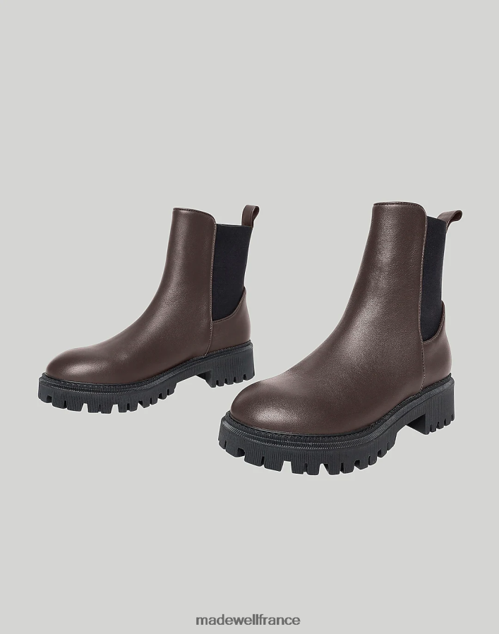 chaussure fr Madewell femmes botte à traction guidée intentionnellement vierge sur la semelle à crampons chocolat DX88281659