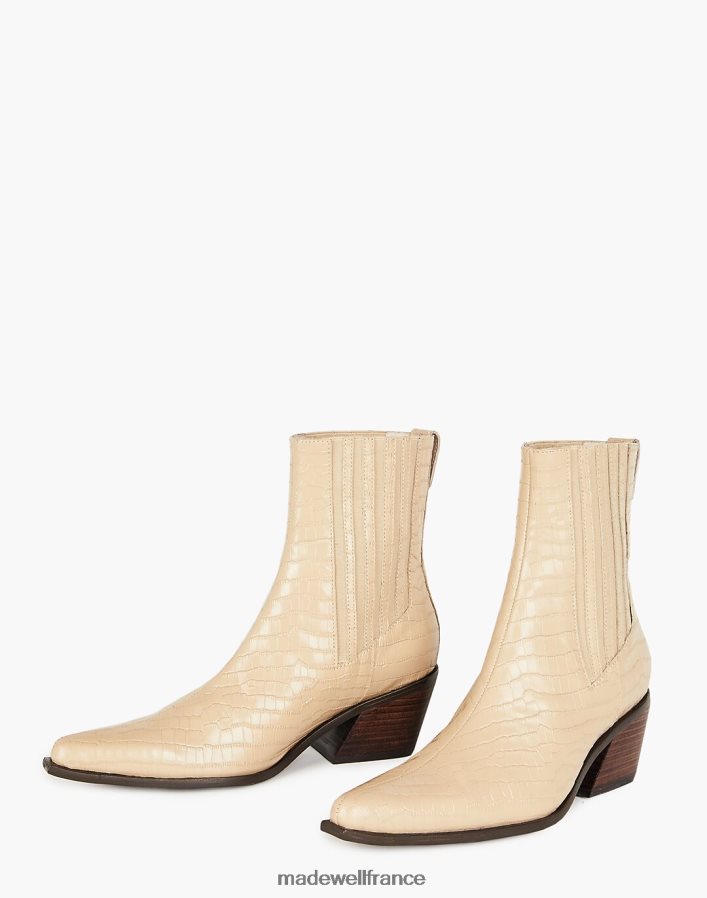 chaussure fr Madewell femmes bottes Hillary en cuir intentionnellement vierges noir DX88282629