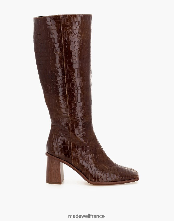 chaussure fr Madewell femmes bottes en cuir alohas east brun DX88282649
