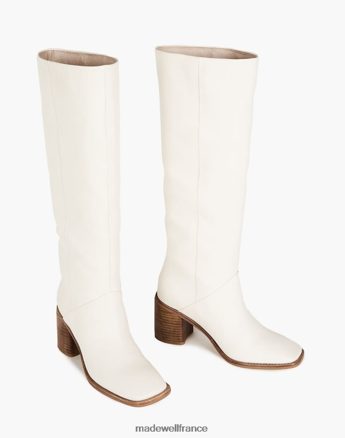 chaussure fr Madewell femmes bottes hautes coucou en cuir intentionnellement vierges noir DX88282648