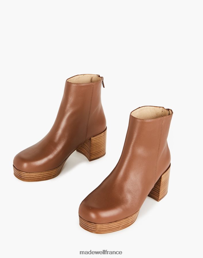 chaussure fr Madewell femmes bottes à plateforme en cuir intentionnellement vierges noir DX88282624