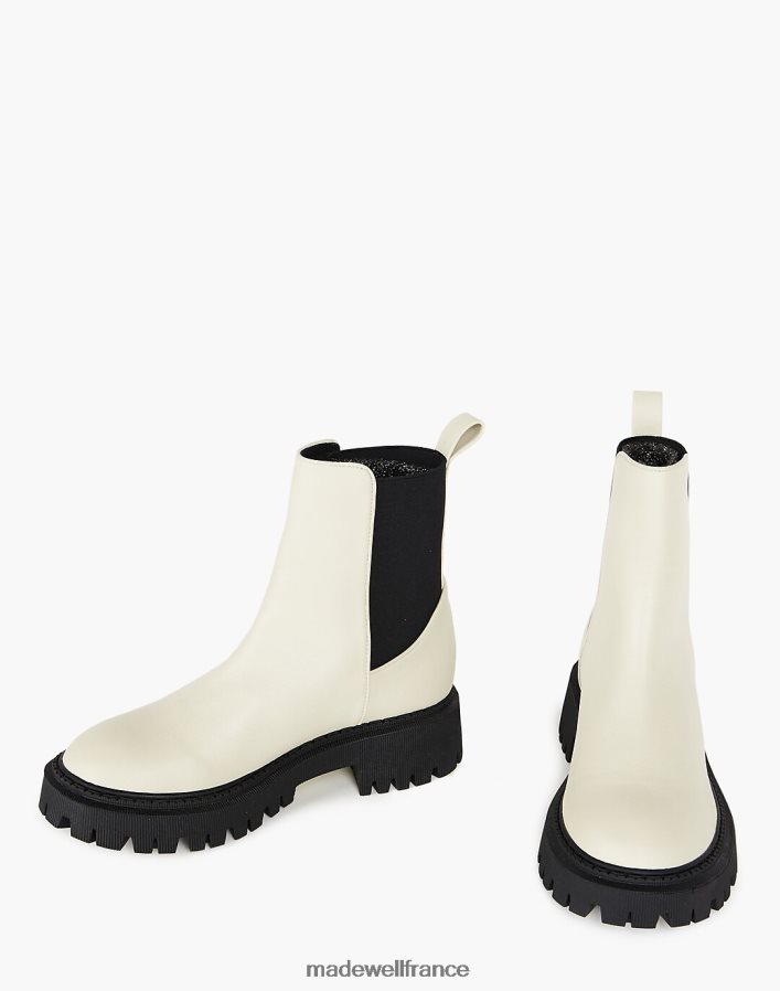 chaussure fr Madewell femmes bottes à semelle crantée guidées en cuir intentionnellement vierges noir DX88282631