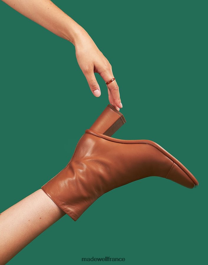 chaussure fr Madewell femmes bottines avila en cuir maguire bronzer DX88281835