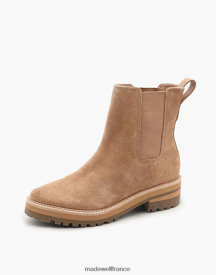 chaussure fr Madewell femmes bottines chelsea en daim monténégro kaanas noix de muscade DX88281697