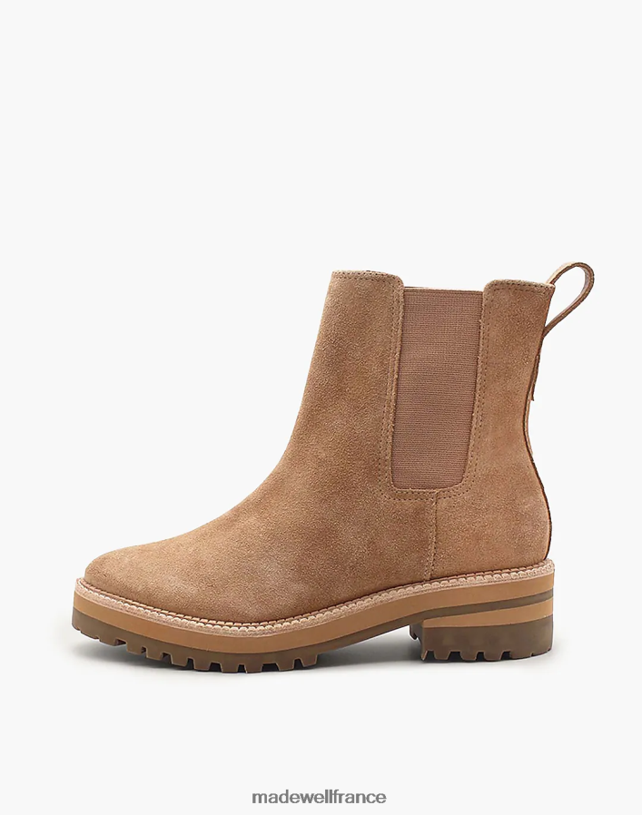 chaussure fr Madewell femmes bottines chelsea en daim monténégro kaanas noix de muscade DX88281697