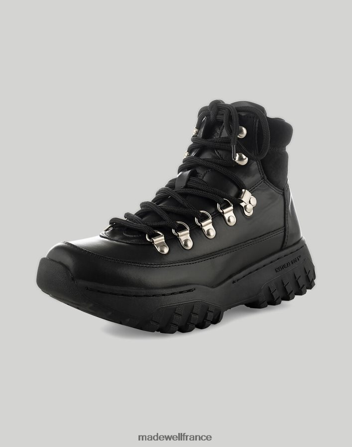 chaussure fr Madewell femmes cuir de piste d'iris en bois noir DX88282408