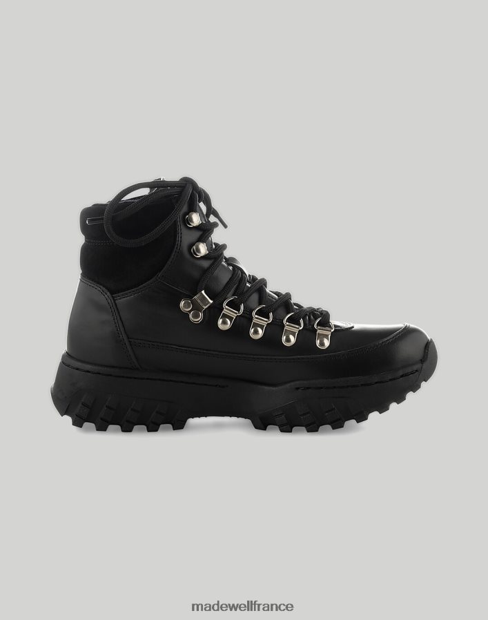 chaussure fr Madewell femmes cuir de piste d'iris en bois noir DX88282408