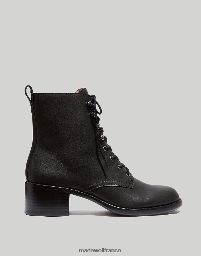 chaussure fr Madewell femmes la botte à lacets patti vrai noir DX88282610