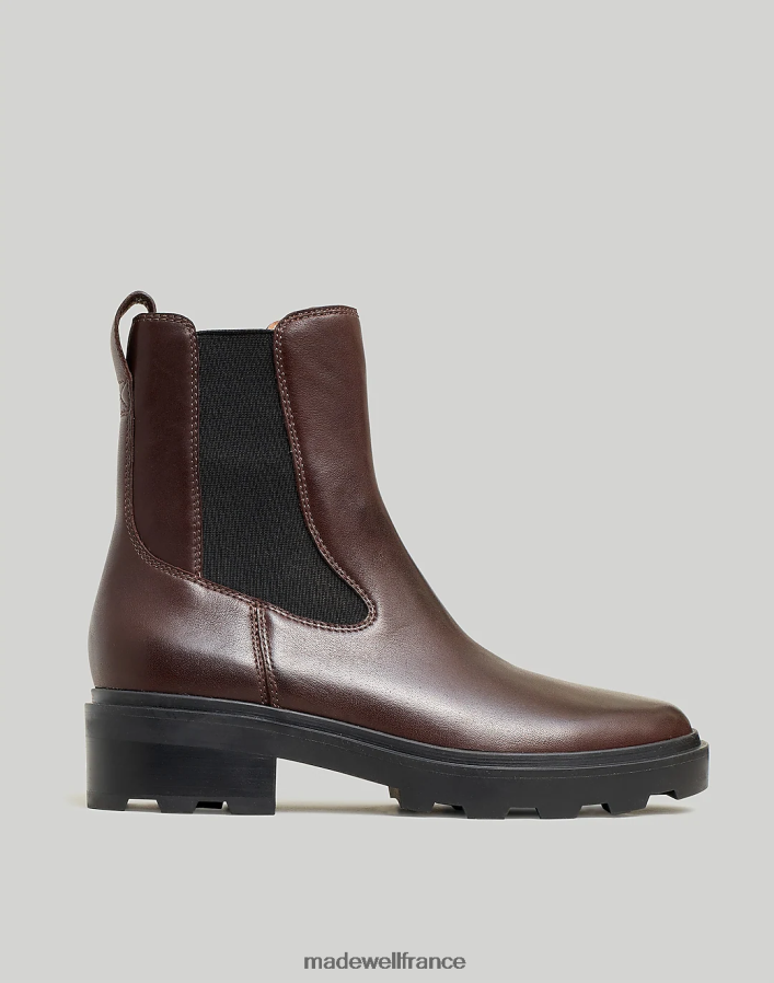 chaussure fr Madewell femmes la botte wyckoff chelsea à semelle crantée vrai noir DX88282602