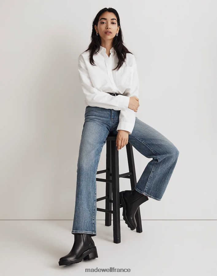 chaussure fr Madewell femmes la bottine à plateforme gwenda vrai noir DX88282608