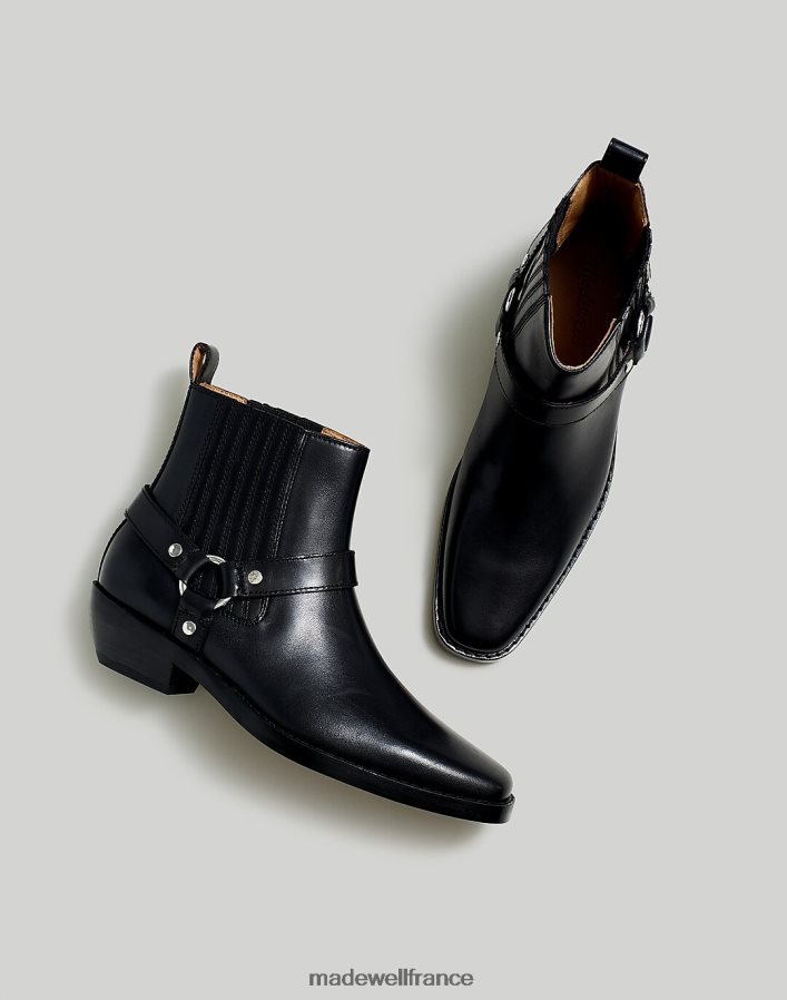 chaussure fr Madewell femmes la bottine western santiago vrai noir DX88282621