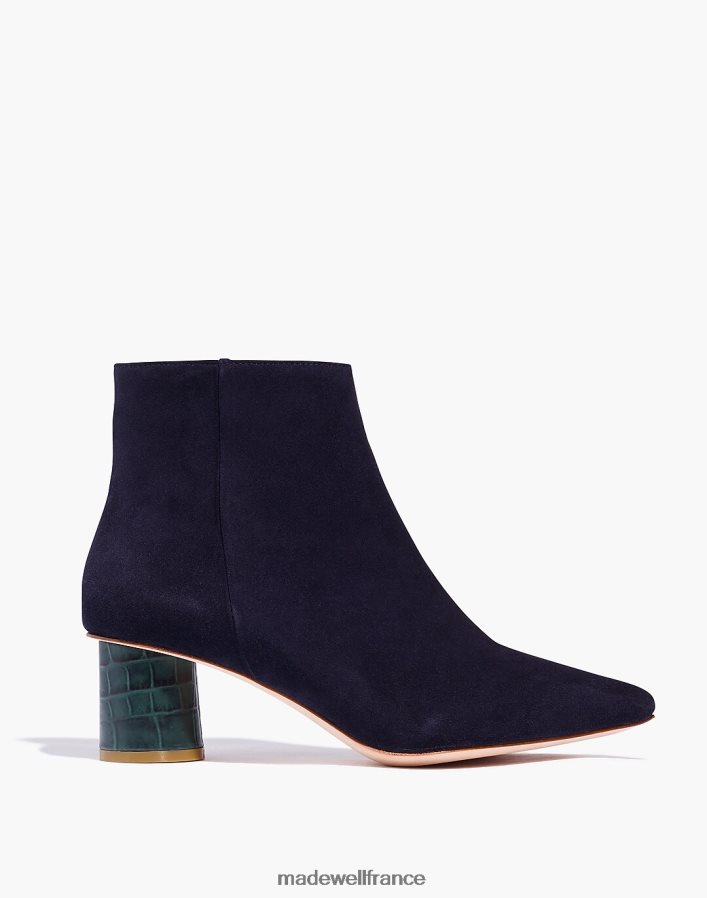 chaussure fr Madewell femmes madame shoes - bottines shirley en daim minuit DX88281516