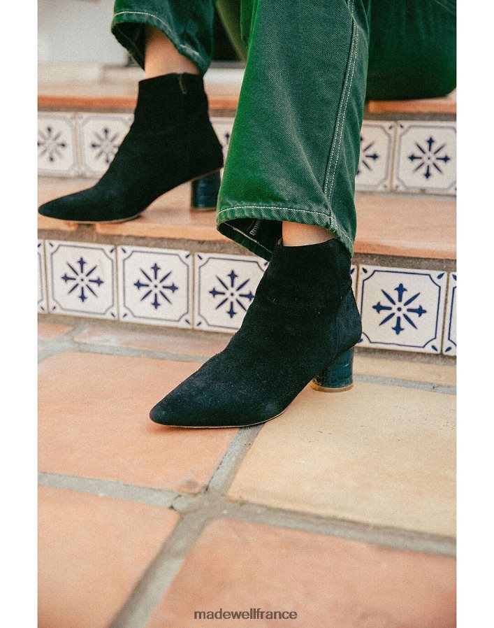 chaussure fr Madewell femmes madame shoes - bottines shirley en daim minuit DX88281516