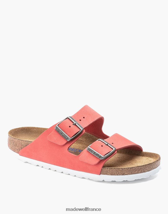 chaussure fr Madewell femmes Birkenstock - Arizona - Sandales à semelle souple en nubuck taupe DX88281283