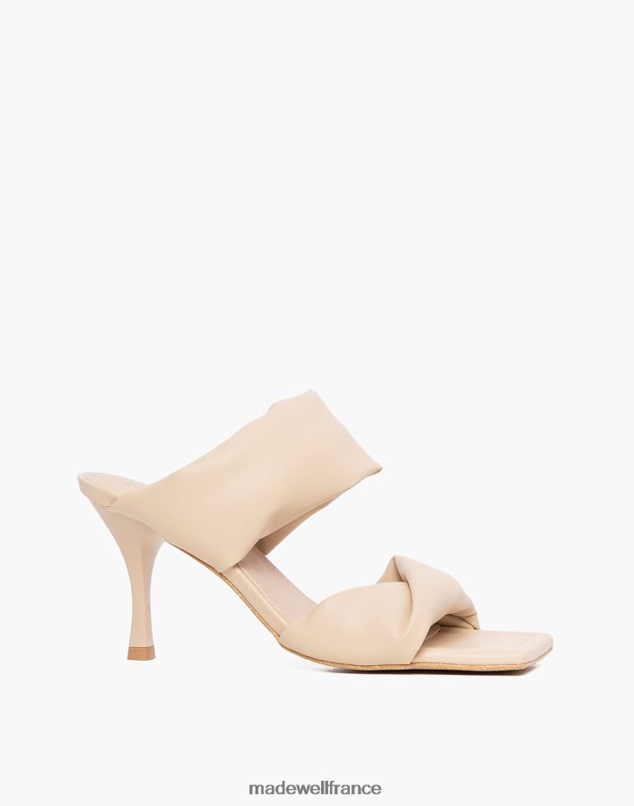 chaussure fr Madewell femmes alohas - sandale à bride torsadée blanc ivoire DX88281213