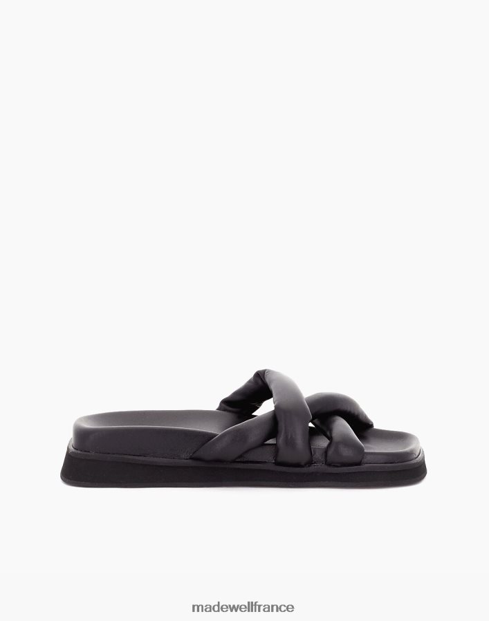 chaussure fr Madewell femmes alohas sandale croisée à enfiler noir DX88281211
