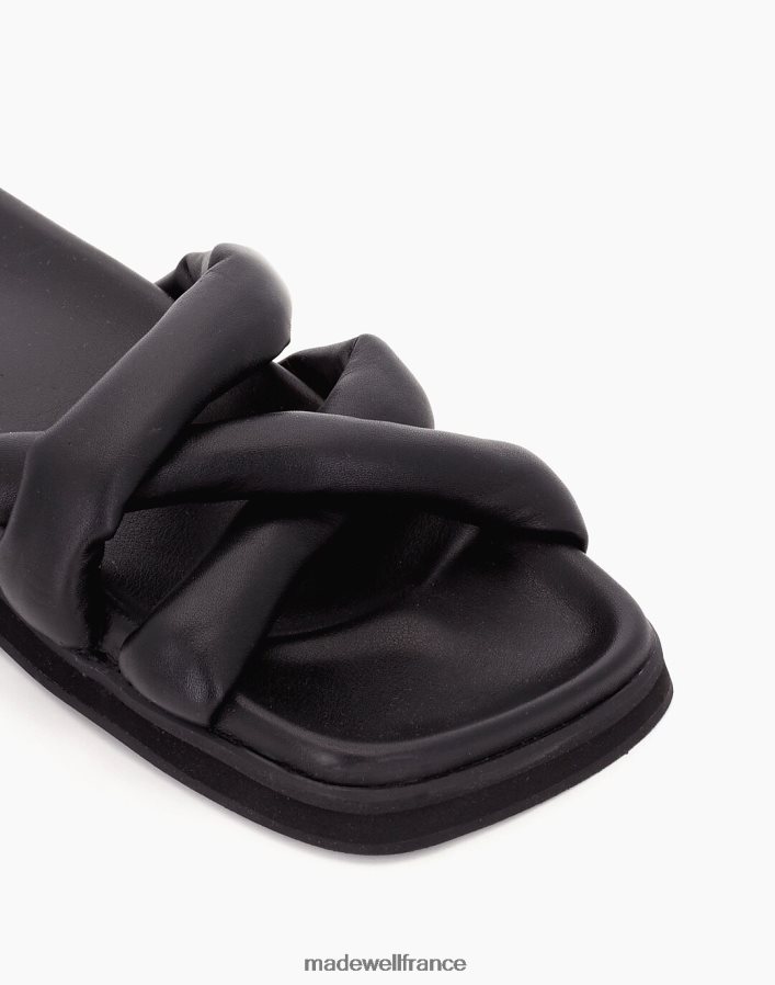 chaussure fr Madewell femmes alohas sandale croisée à enfiler noir DX88281211