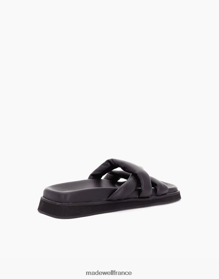 chaussure fr Madewell femmes alohas sandale croisée à enfiler noir DX88281211