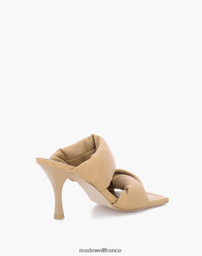chaussure fr Madewell femmes alohas - sandales à brides torsadées en cuir chameau DX88282754
